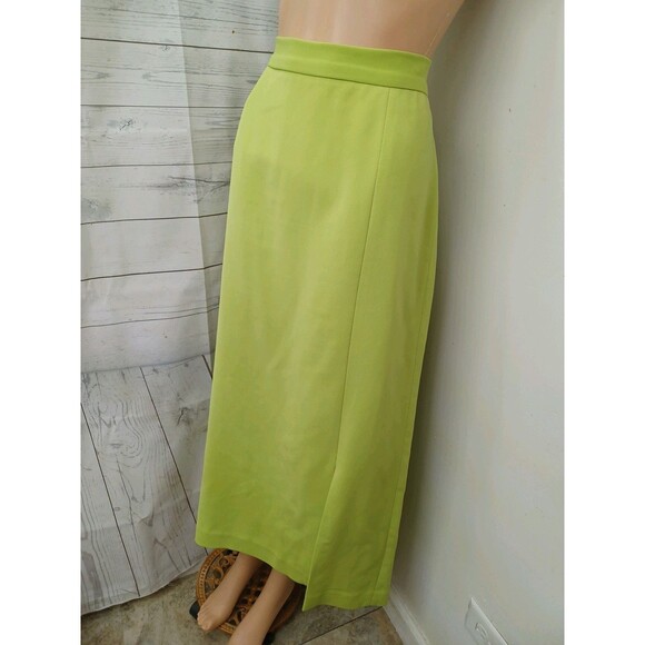 Maggie Sweet/Lily Taylor Green White Floral Suit Set 2 Pc Jacket Skirt Sz 1X - Picture 7 of 9